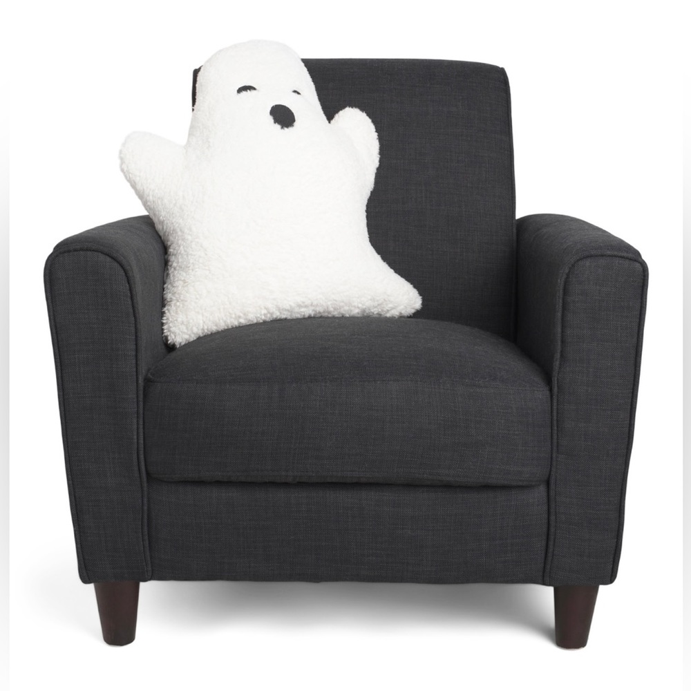 Novogratz Oversized Ghost Sherpa Halloween Throw Pillow